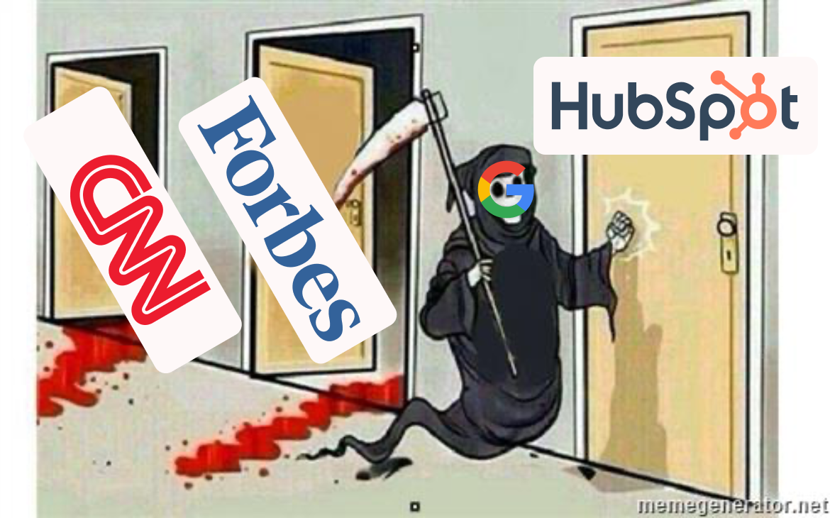The Reaper comes for CNN, Forbes, and HubSpot in SearchTrafficMageddon